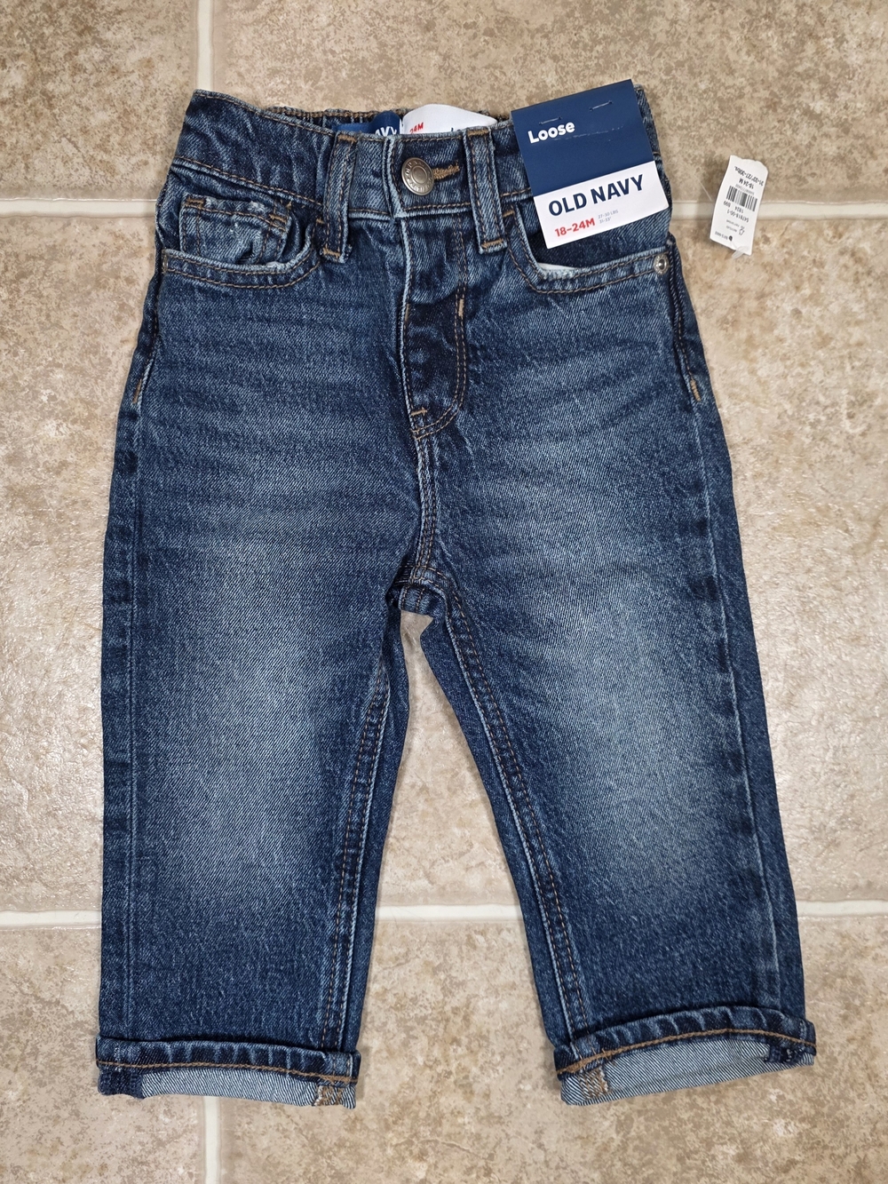 Old Navy NWT Toddler Loose Fit Jeans 18-24M